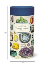 CAVANILLI & CO Mineralogie completed puzzle measures 20 by 28 inches, display-ready