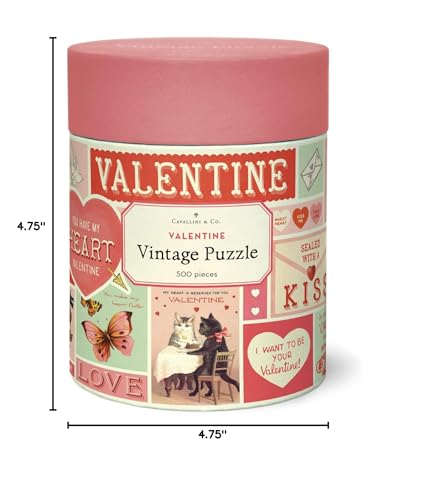 Cavallini & Co vintage Valentine art puzzle evokes nostalgia