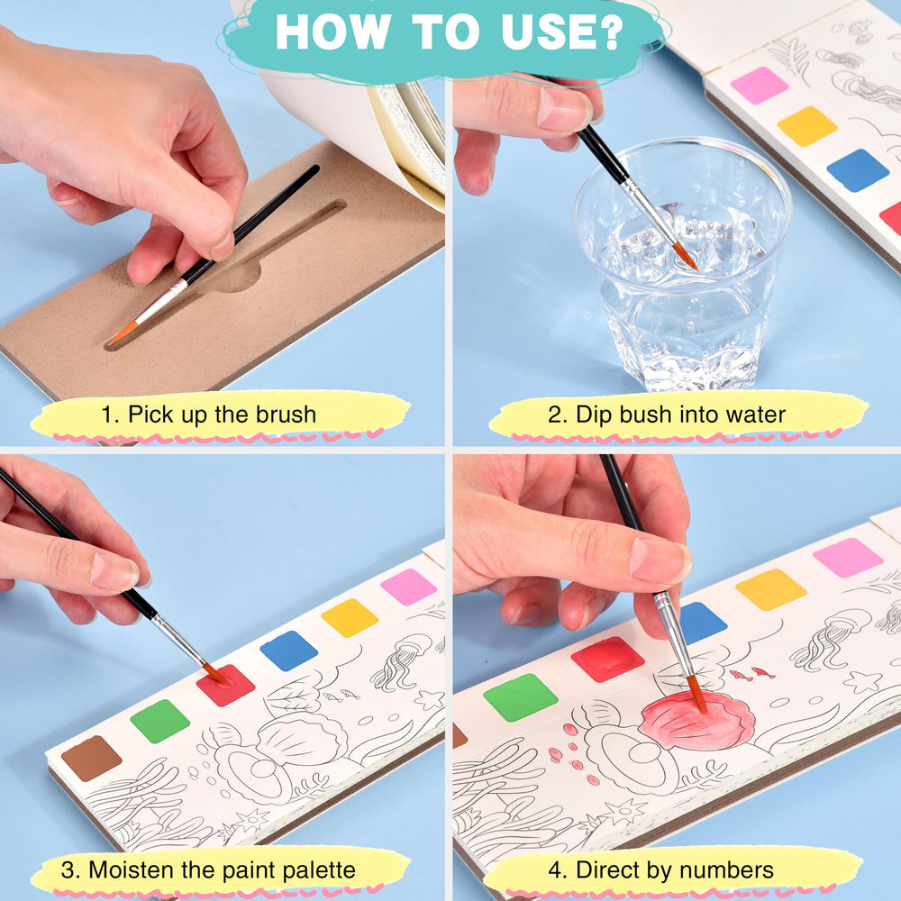 Cavnewt child-safe brush – easy grip for small hands and steady strokes