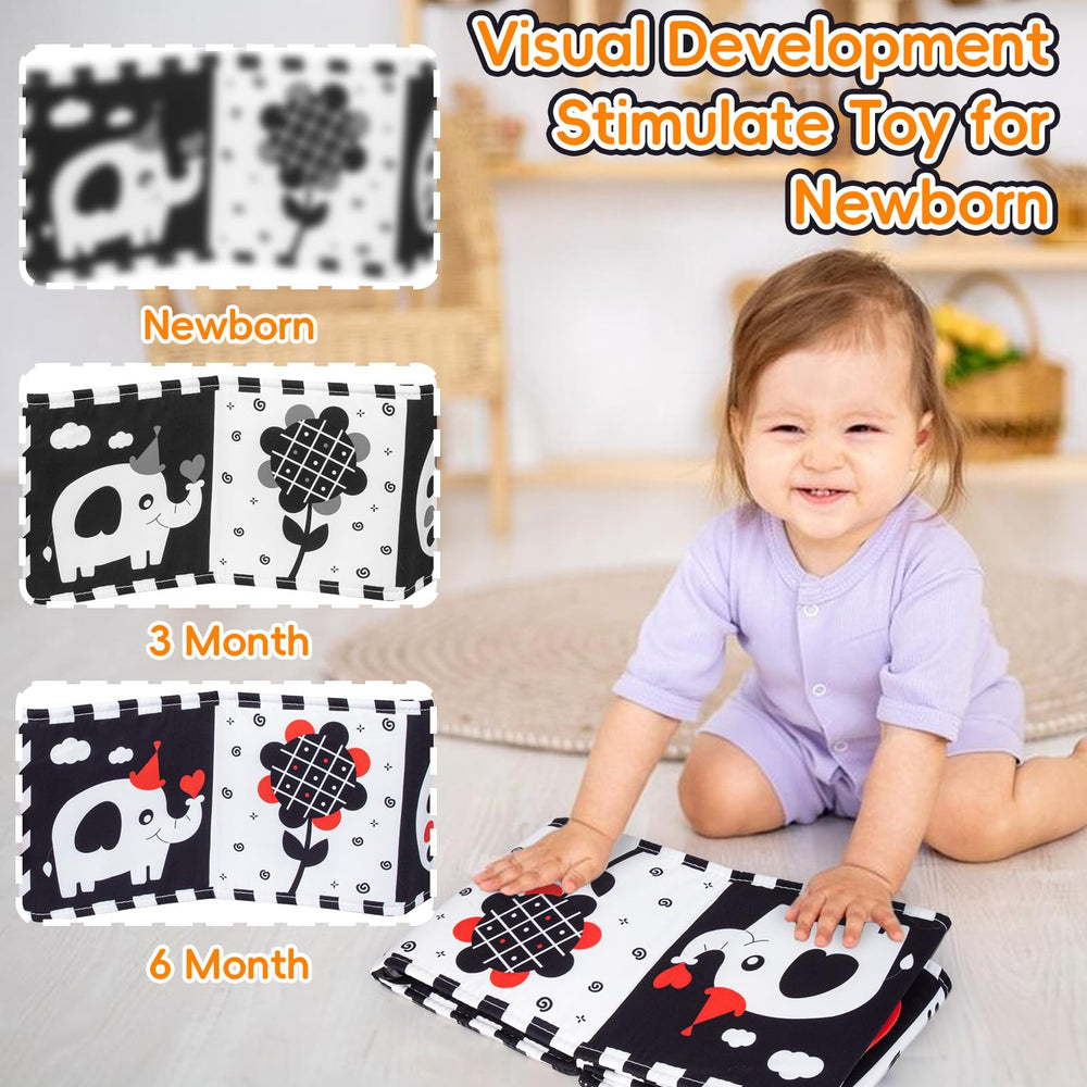 Cawgug baby-safe mirror supports self-discovery during activities.