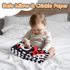 Cawgug four-rope design makes hanging easy on cribs and strollers.