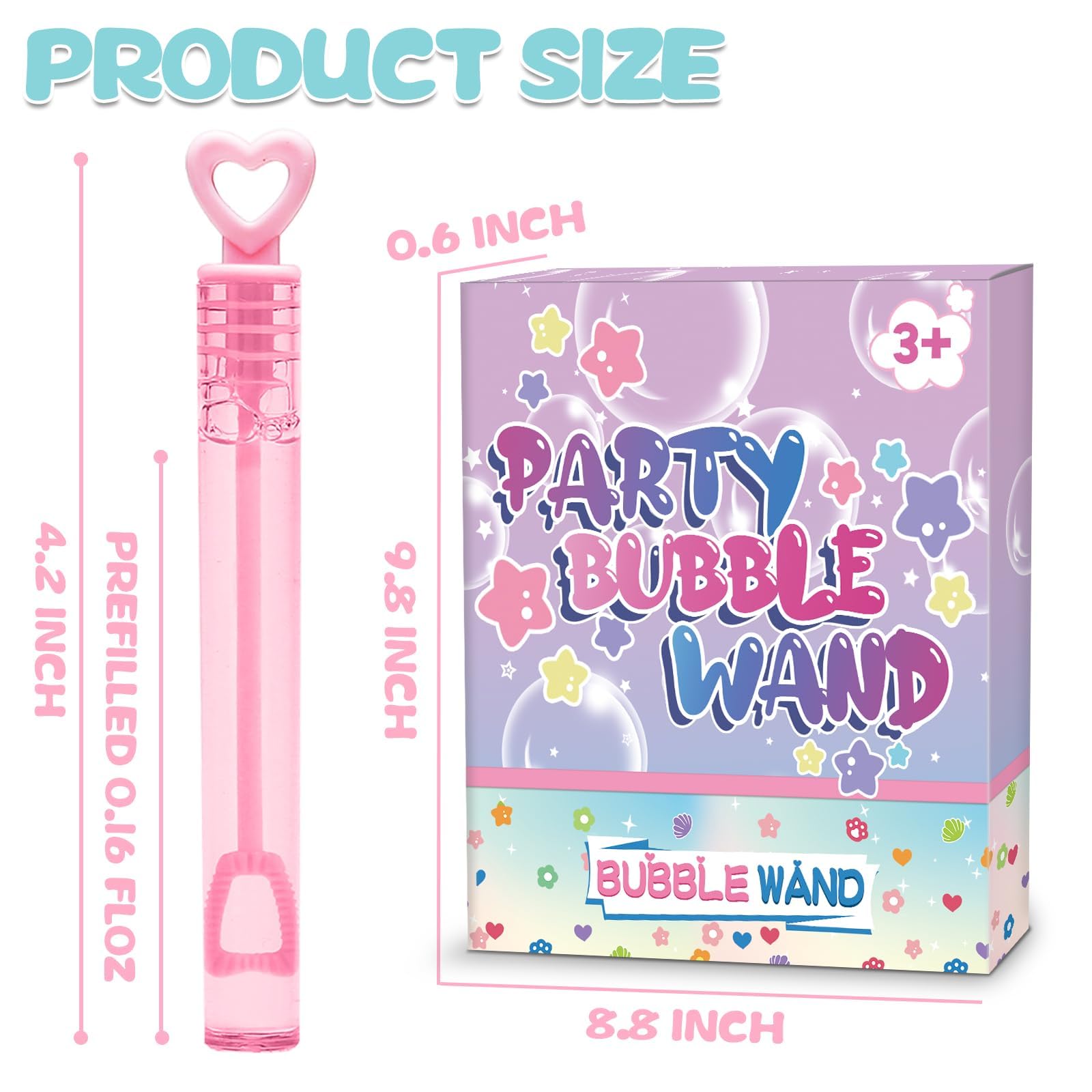 Cawiew bubble wands with six designs spark imaginative play.