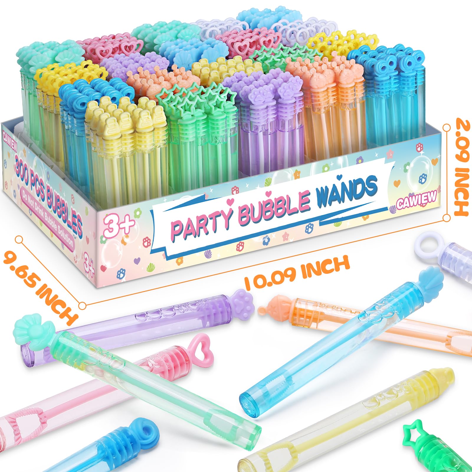 Cawiew gift box packaging keeps bubbles organized and gift-ready