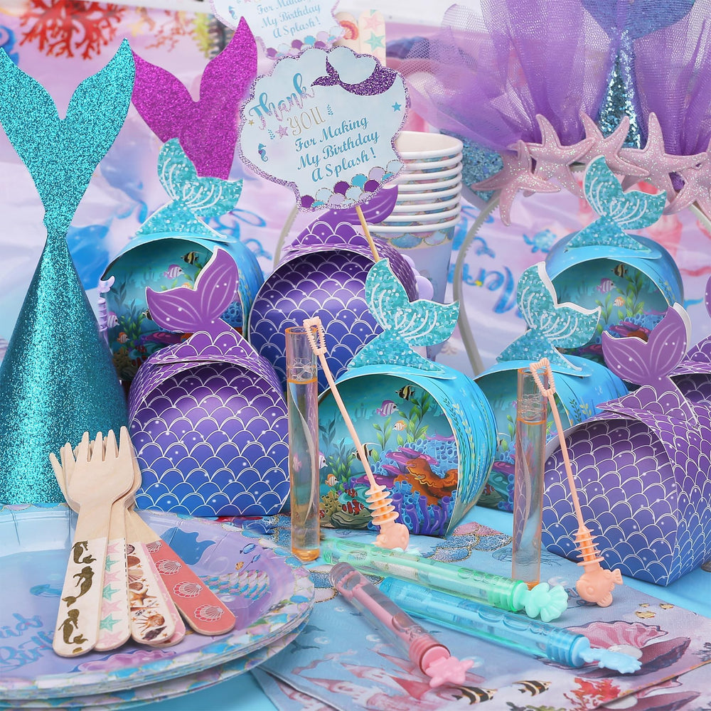 Cawiew mermaid bubbles measure 4.2 inches, ideal for treat bags