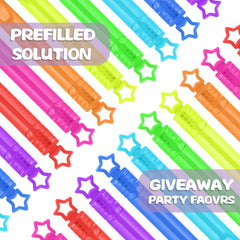 Cawiew mini 4.2-inch star bubbles are portable for park outings.