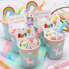 Cawiew mini unicorn bubble wand pastel design 5 child-friendly fun