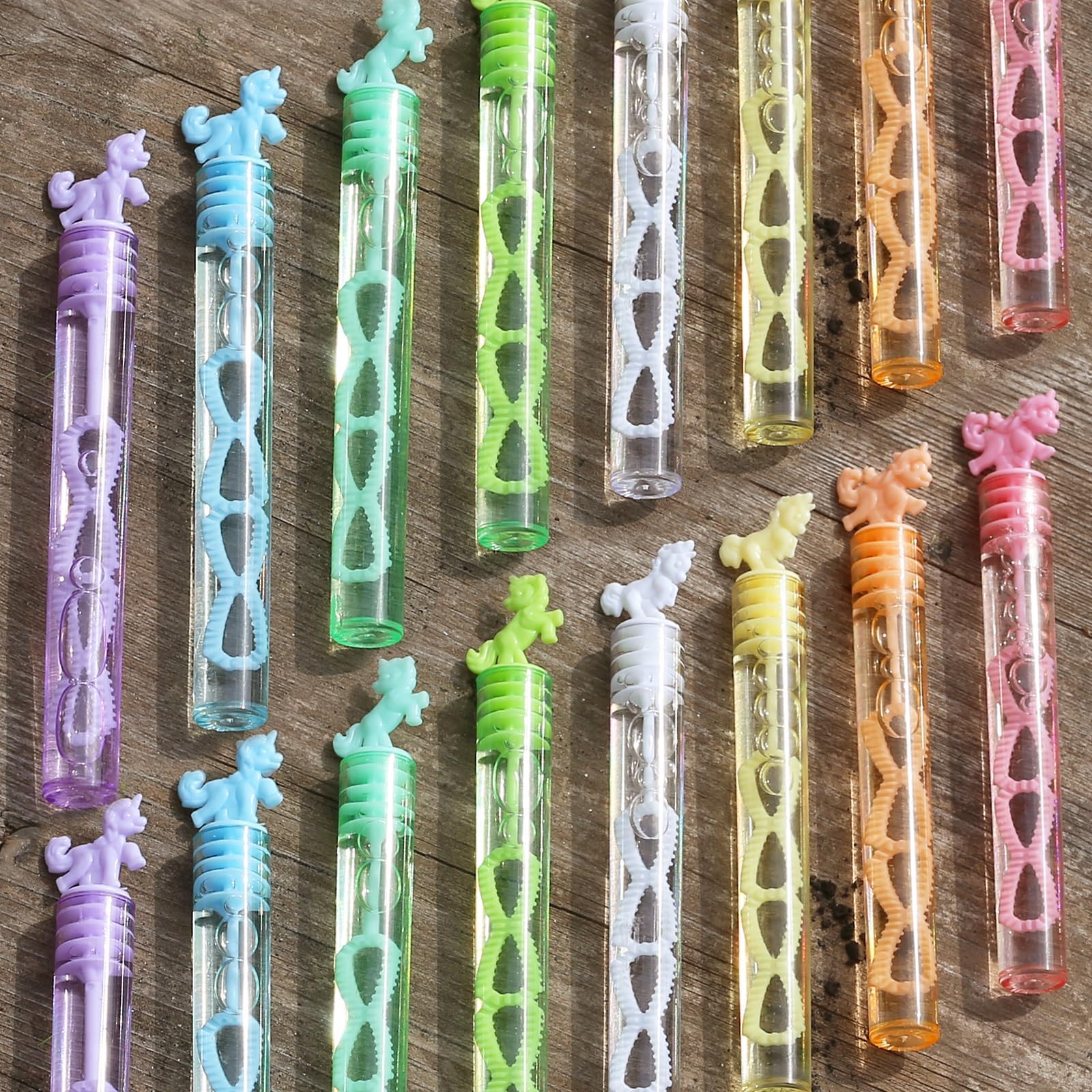 Cawiew mini unicorn bubble wand pastel design 7 safe and colorful party favor