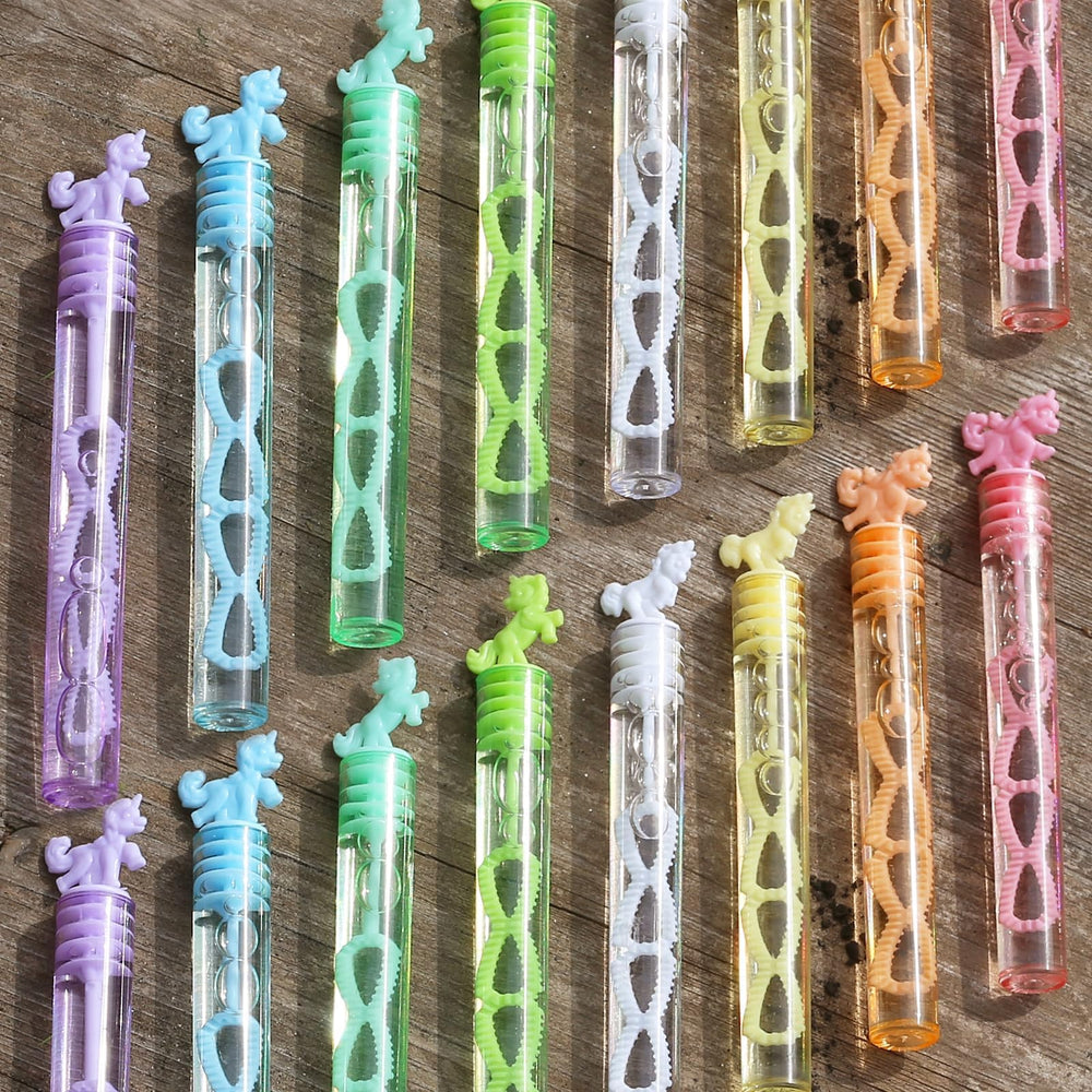 Cawiew mini unicorn bubble wand pastel design 7 safe and colorful party favor