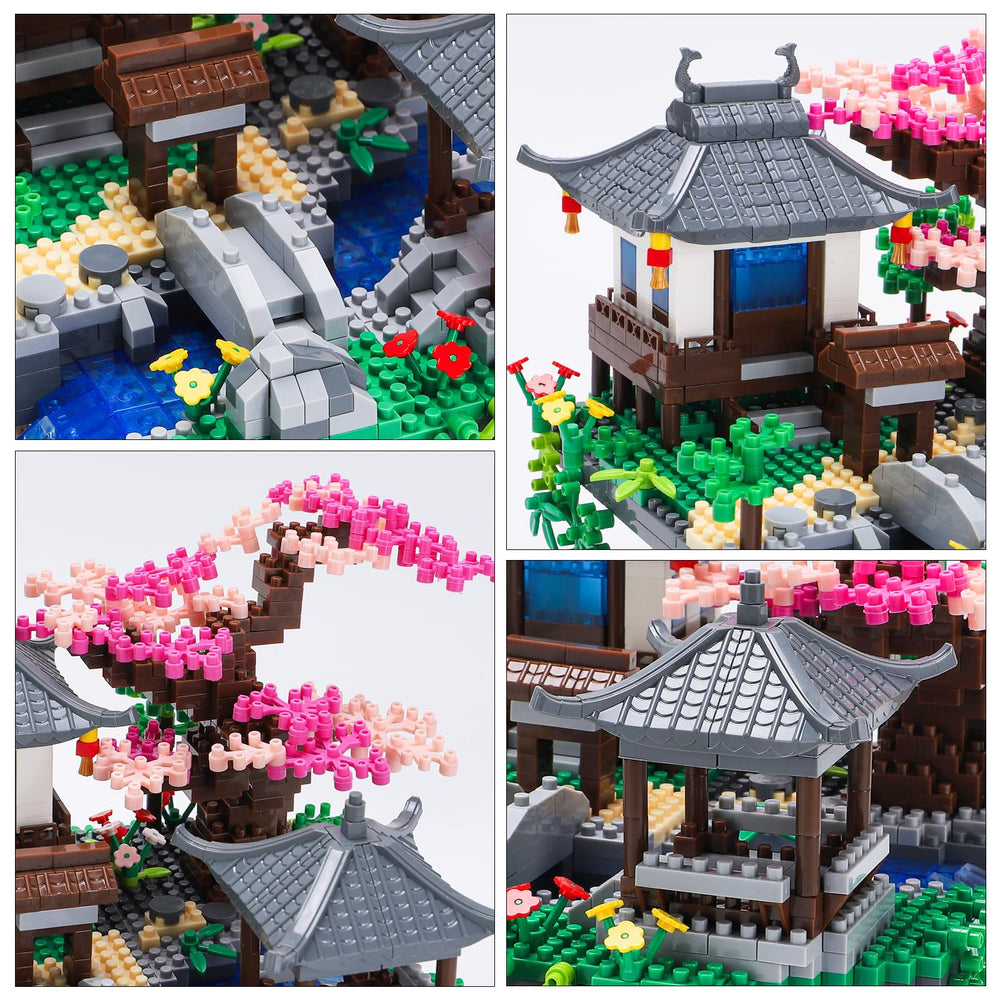 CAXIMSY bright color bricks capture the peach blossom aesthetic with lively tones.