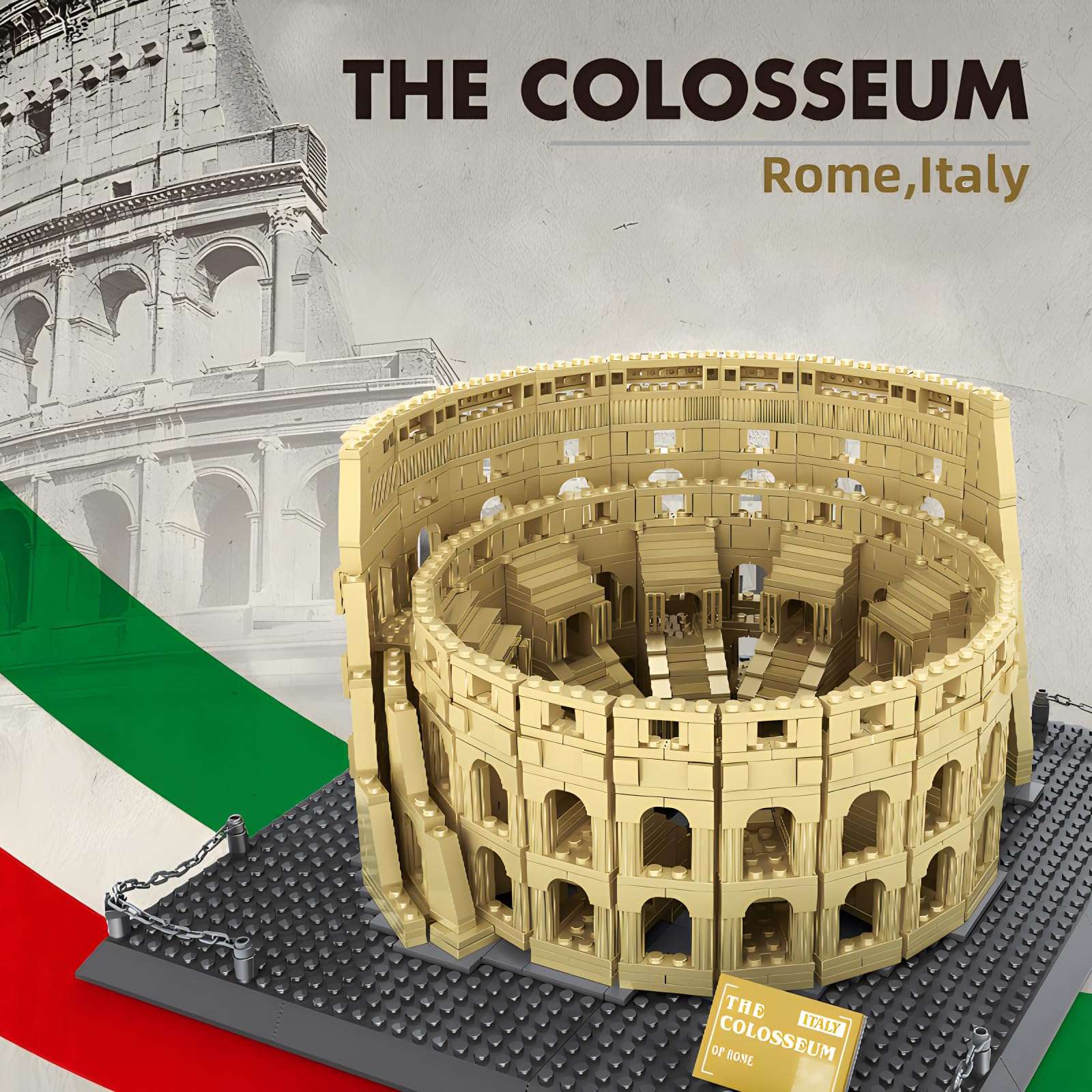 CAXIMSY finished Colosseum display creates striking room decor