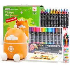 Caydo T3 drawing projector front view for engaging family art sessions