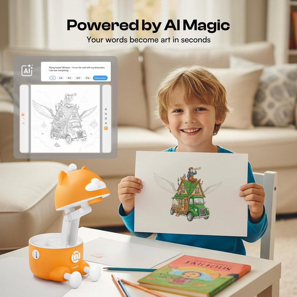 Caydo T3 photo-to-sketch converts personal photos into sketches for guides.