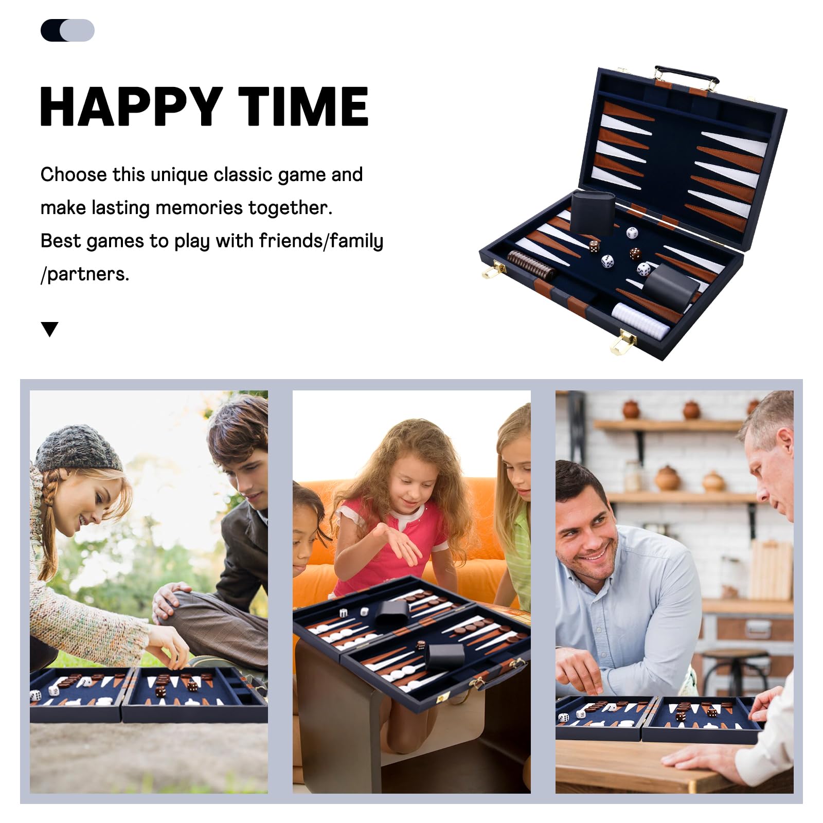 CAYOULR backgammon set makes a thoughtful gift for game lovers.
