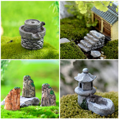 Cayway lawn and trees enrich lush, realistic tiny landscapes.
