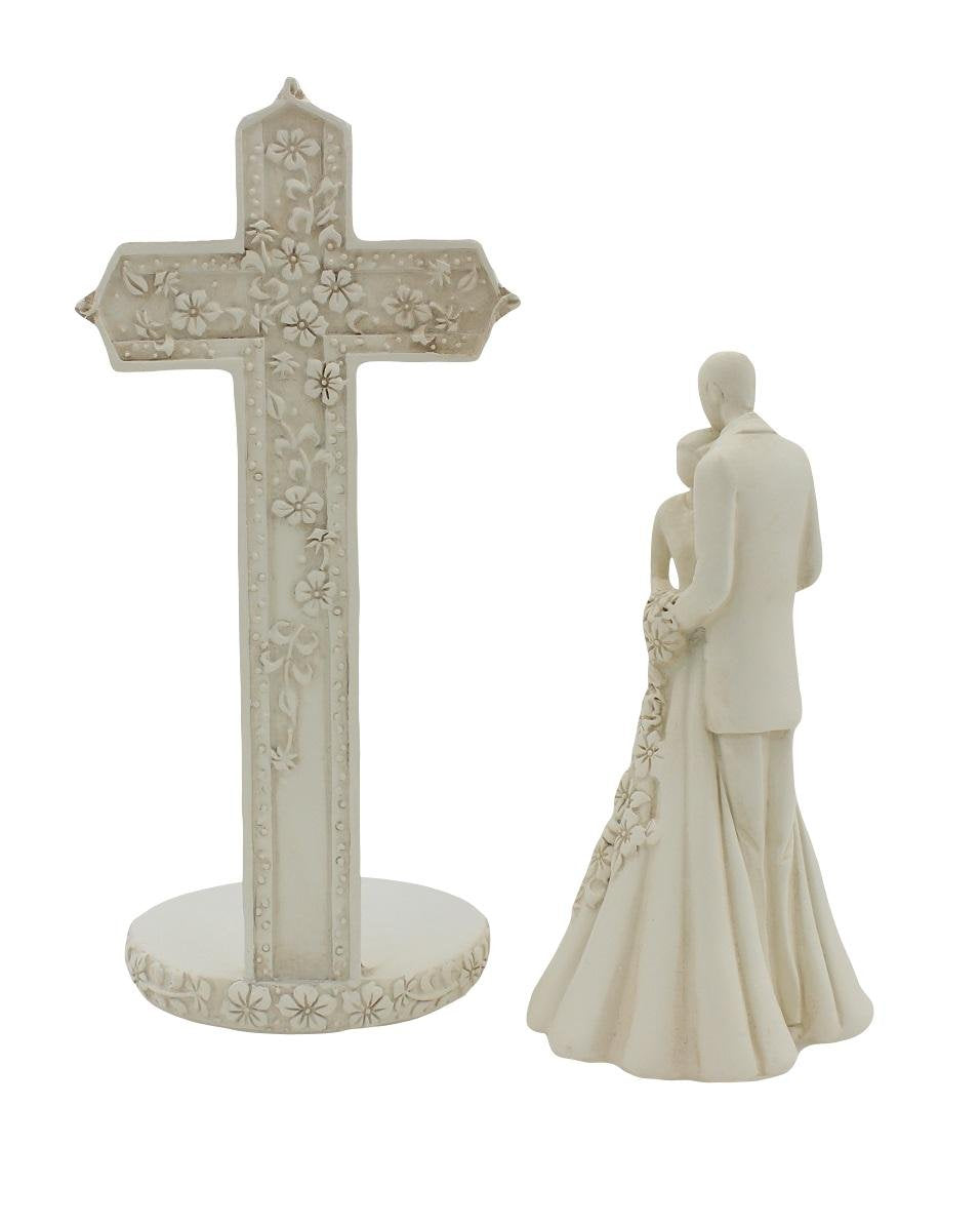 CB Avalon Gallery ivory-old-lace finish topper detail