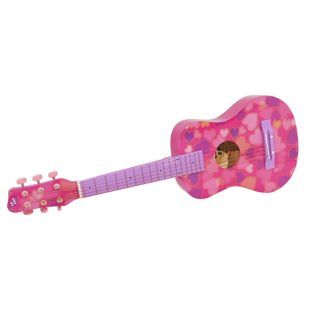 CB SKY child playing guitar pink, showcasing kid-friendly design.