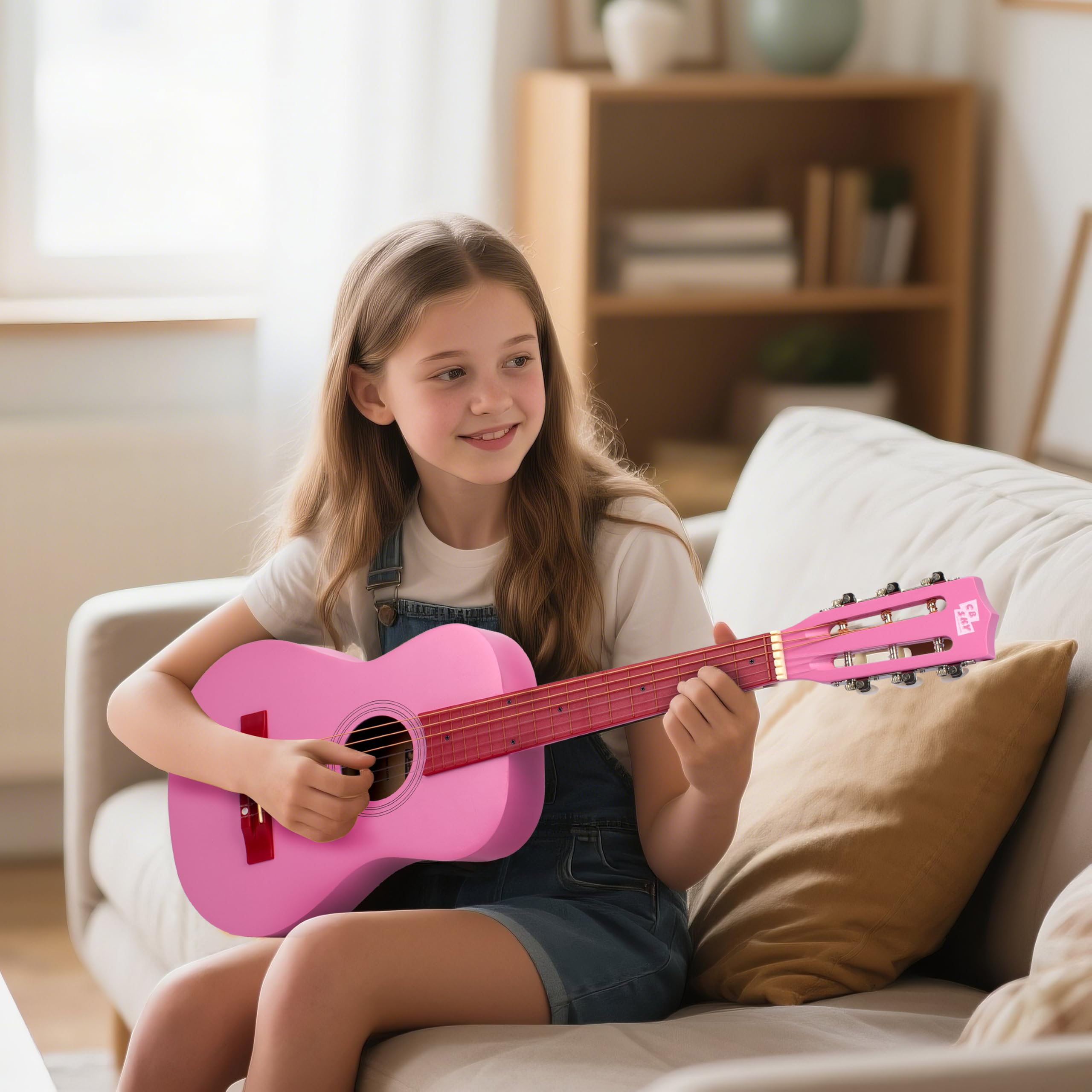 CB SKY traditional steel strings for bright tone on kids guitar