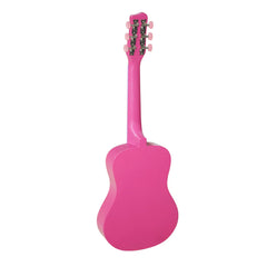 CB SKY traditional steel strings front view in pink.