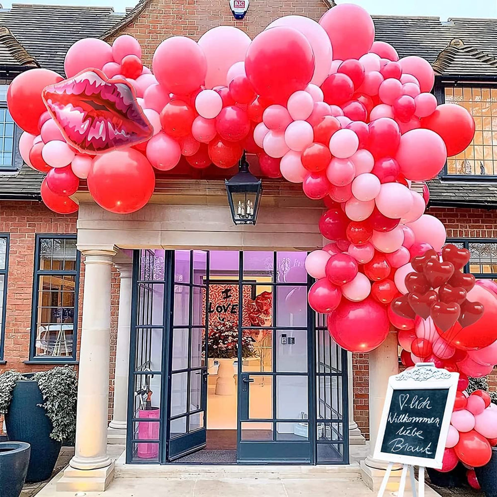 CboDeco lip balloons create playful focal points at bridal showers and birthdays