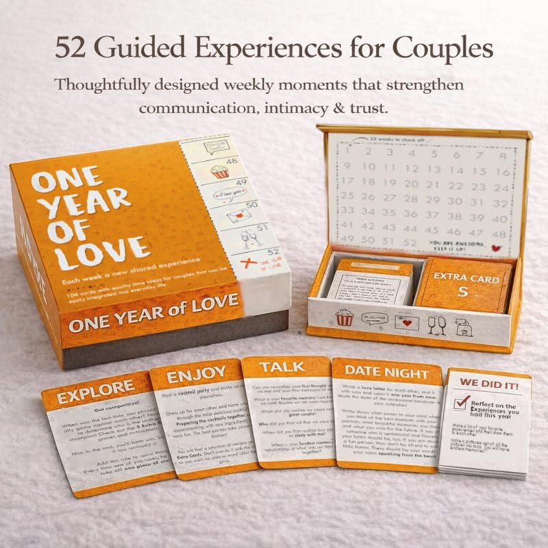 C + C FÜR PAARE Gift-ready box invites thoughtful quality time.