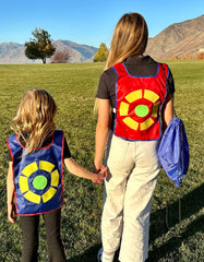 CC O PLAY drawstring bag keeps all components organized after play.