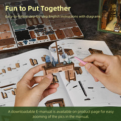 CCCDF Book Nook complete build guide included for easy assembly.