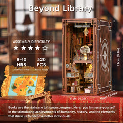CCCDF Book Nook Kit: instruction manual view guiding beginners through DIY.