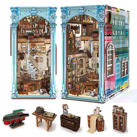 CCCDF DIY Book Nook Hemingway House cover — cozy display for book lovers.