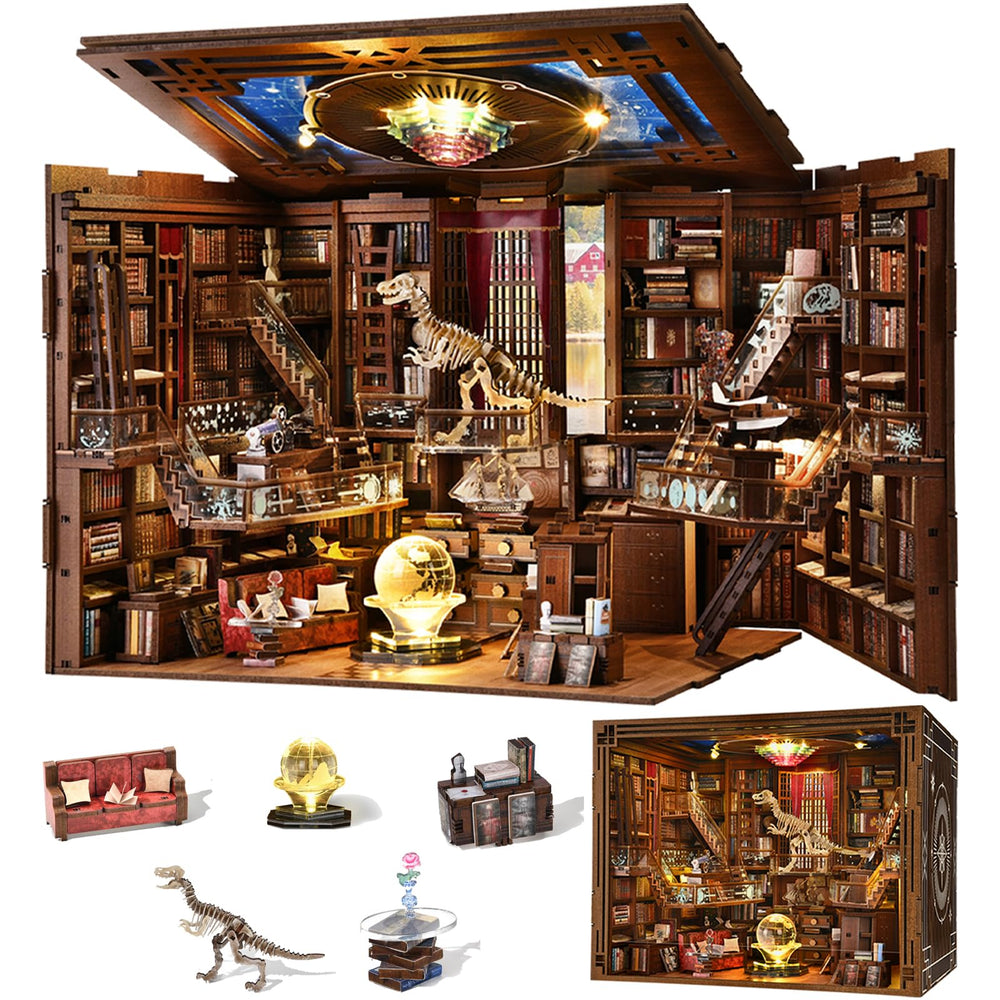 CCCDF Book Nook Kit assembly scene demonstrates tangible progress for hobbyists.
