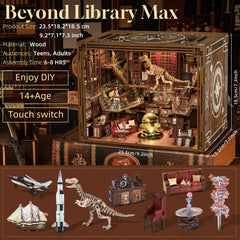CCCDF DIY Book Nook Kit assembly step demonstrates beginner-friendly setup.
