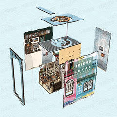 CCCDF DIY Book Nook room-decor stylish shelf insert for home décor.