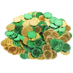 CCINEE lucky coins with shamrock, front view, perfect for festive party decor.