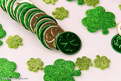 CCINEE shiny shamrock coins add glow to celebrations and crafts.