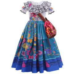 CCJRLM Encanto dress with accessories set for ready-to-wear cosplay.