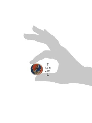 CD Visionary Grateful Dead metal sticker closeup highlighting durable metal finish.
