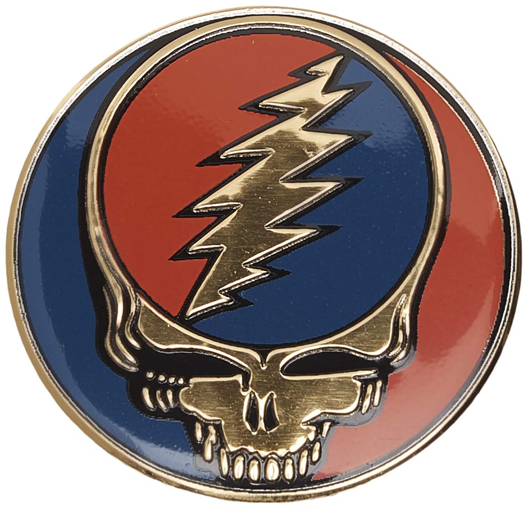 CD Visionary Grateful Dead metal sticker hero on wall for bold display.