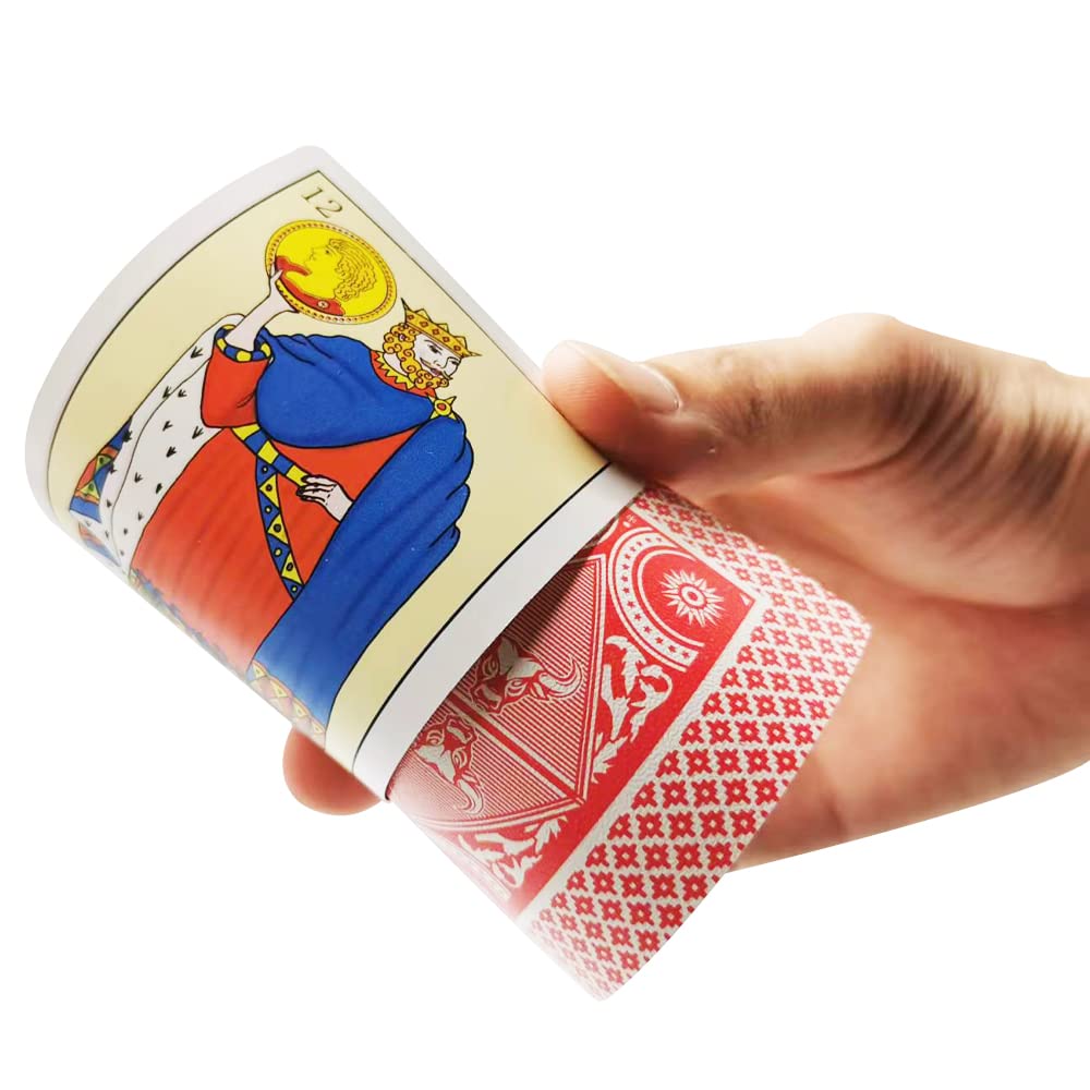 CDBXRA plastic Spanish-style decks with protective boxes.