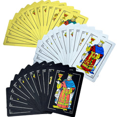 CDBXRA Spanish playing cards front design enhances game night with luxurious visuals