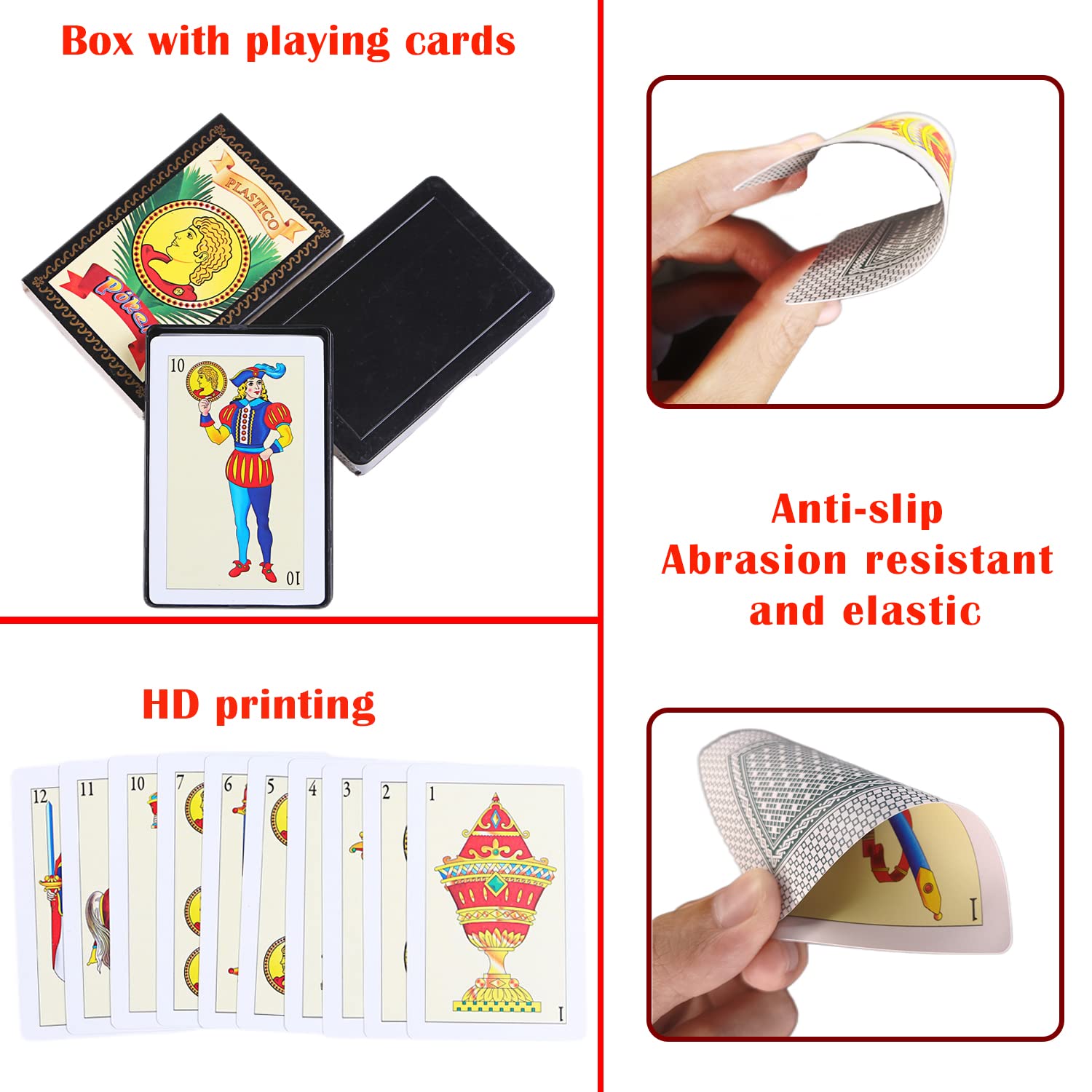 Two-deck setup from CDBXRA fits family games and group play scenarios.
