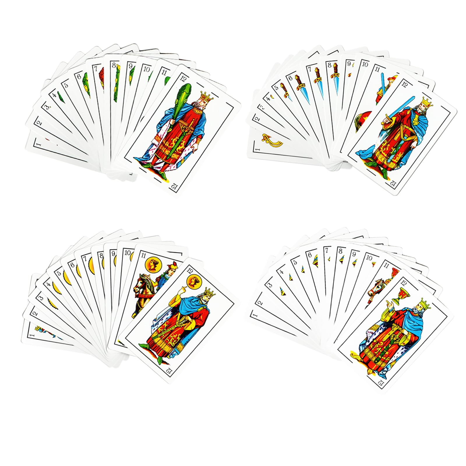 CDBXRA two-decks Spanish playing cards for versatile family gatherings