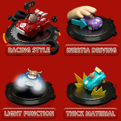 CDDZSW red pull-back truck, side view, ideal for push-and-go play anywhere.