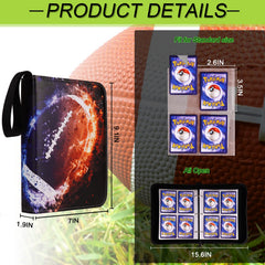 CDROPS 400-card capacity helps keep card collections organized.