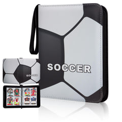 CDROPS card binder cover display for soccer cards, ideal for showcasing collections.