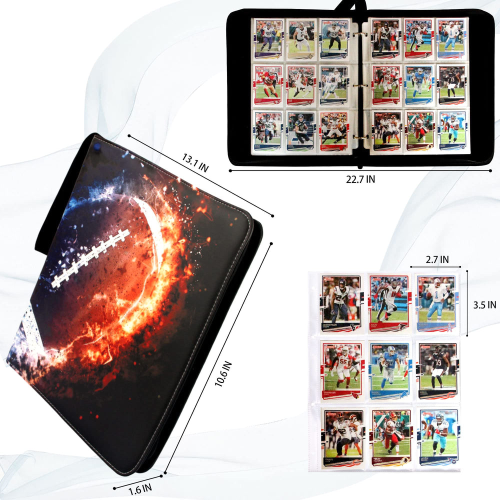 CDROPS card binder open spine for easy card removal and rearrangement