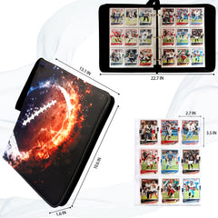 CDROPS card binder open spine for easy card removal and rearrangement
