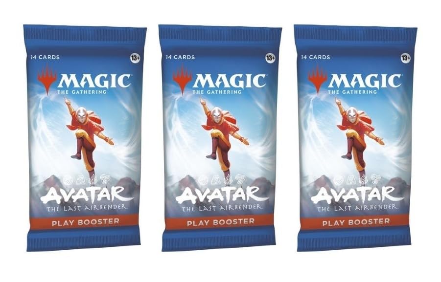 CE Avatar The Last Airbender MTG play booster pack ready for drafting with varied rarities.