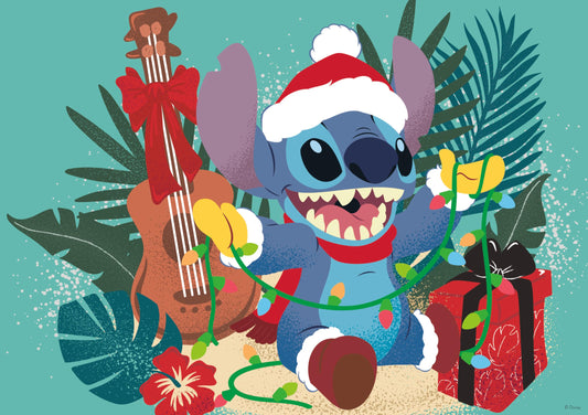 Ceaco Christmas Tree Farm Truck hero art on the box inviting cozy puzzling sessions.