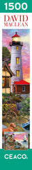 Ceaco Crashing Waves bright color palette aids visual tracking while puzzling