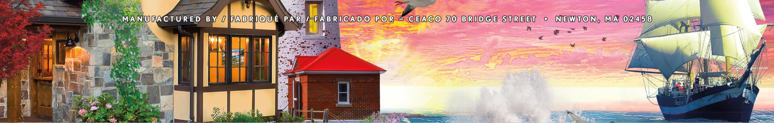Ceaco Crashing Waves box art image suitable for gifting puzzle lovers