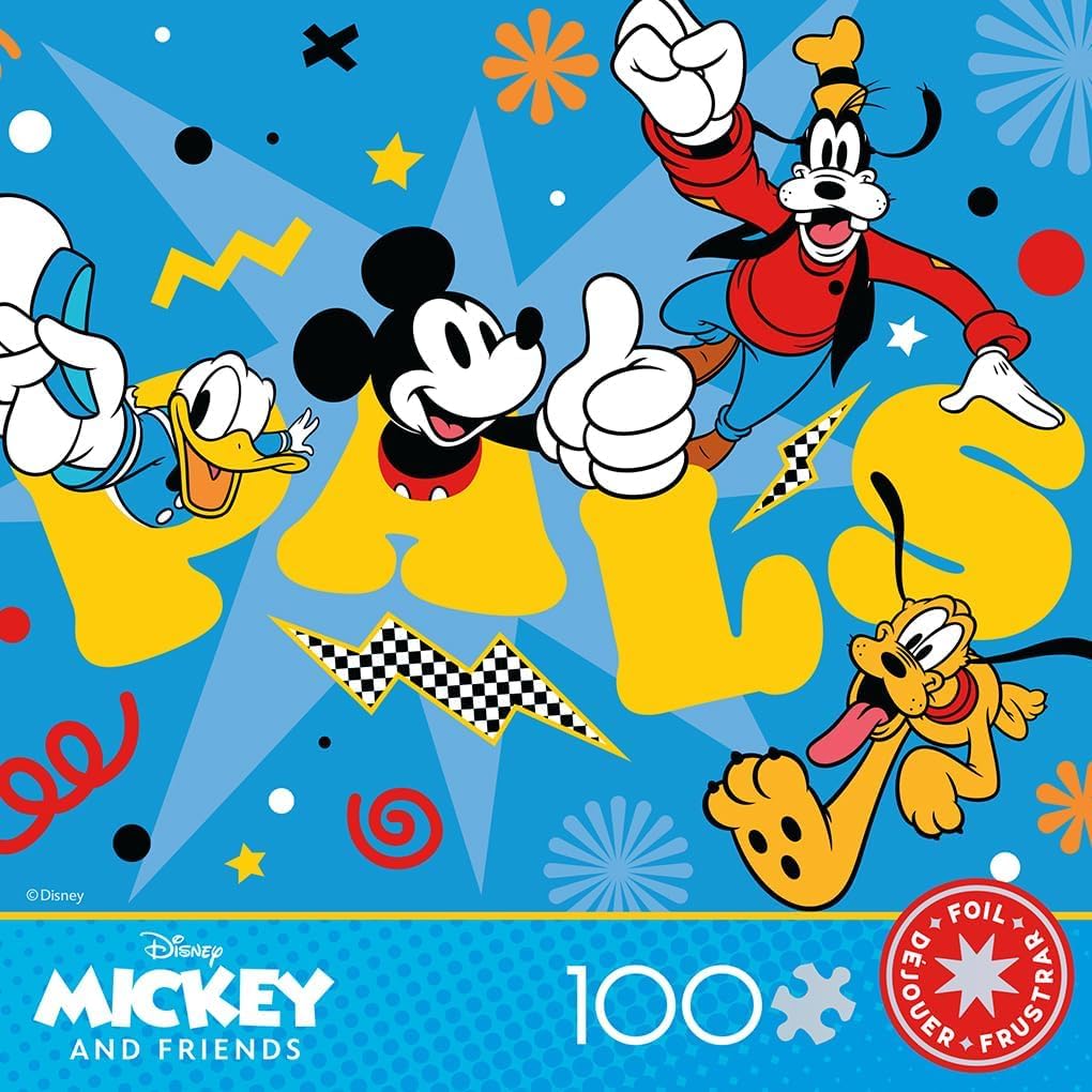 Ceaco Disney Mickey and Friends foil puzzle image 3 — high-detail artwork that pops on display.
